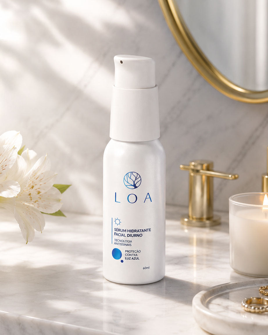 Sérum Hidratante Facial Diurno LOA® 60 ml – Hidratação e Cuidado Diário
