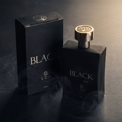 Perfume Masculino Black Man LOA® 100 ml – Amadeirado Intenso