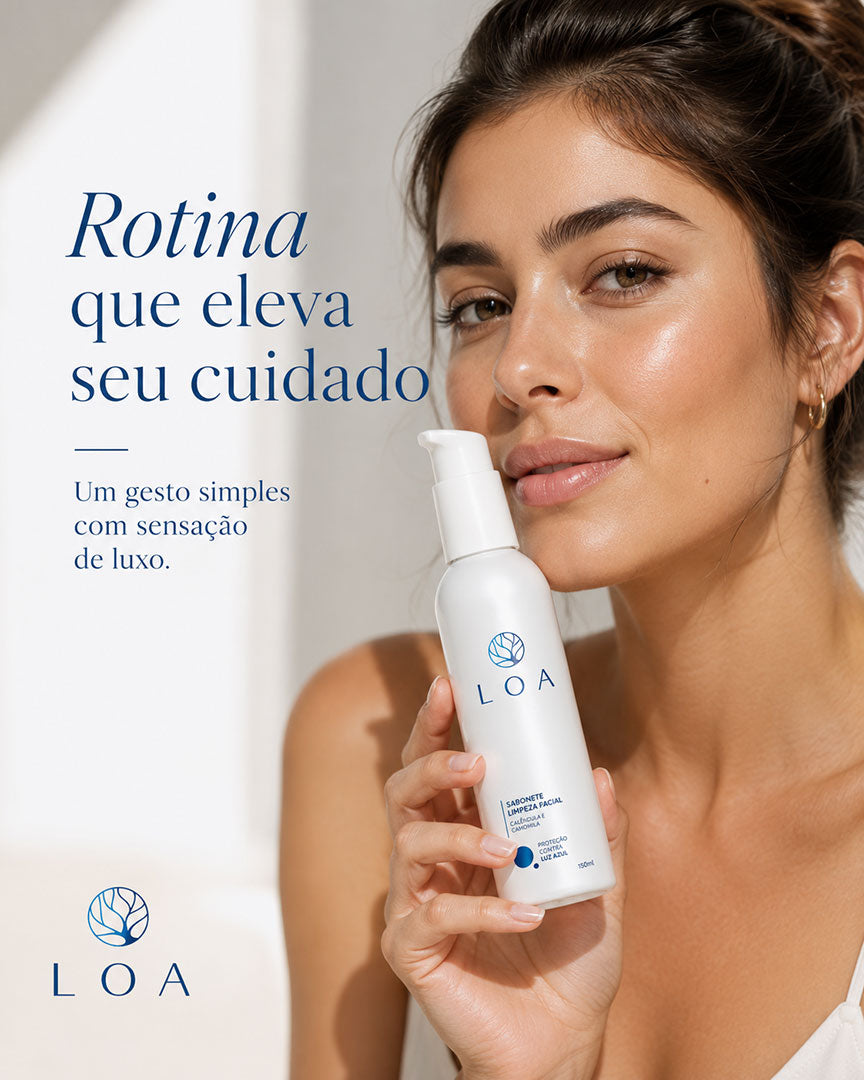 Sabonete de Limpeza Facial LOA® 150 ml – Limpeza e Controle da Oleosidade