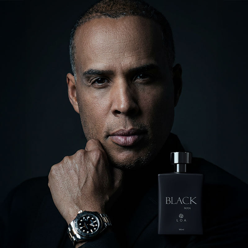 Perfume Masculino Black Man LOA® 100 ml – Amadeirado Intenso