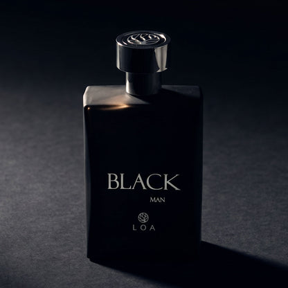 Perfume Masculino Black Man LOA® 100 ml – Amadeirado Intenso