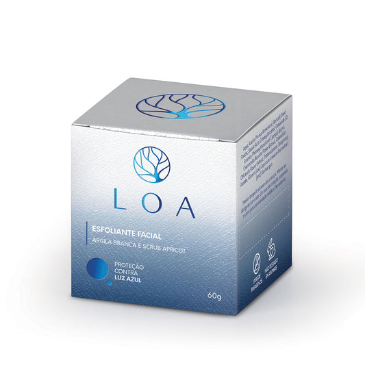 Esfoliante Facial LOA® 60 g – Limpeza e Renovação da Pele
